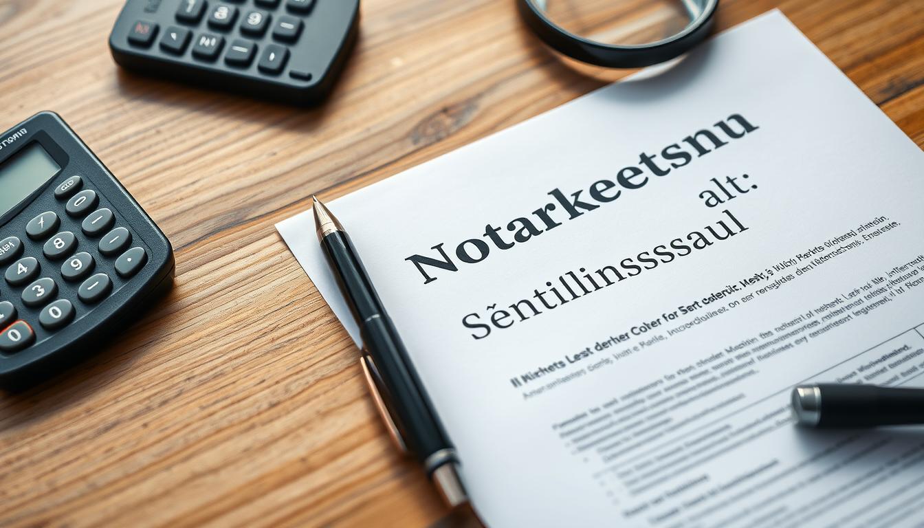 Notar Kosten Grundstück: Übersicht & Berechnung