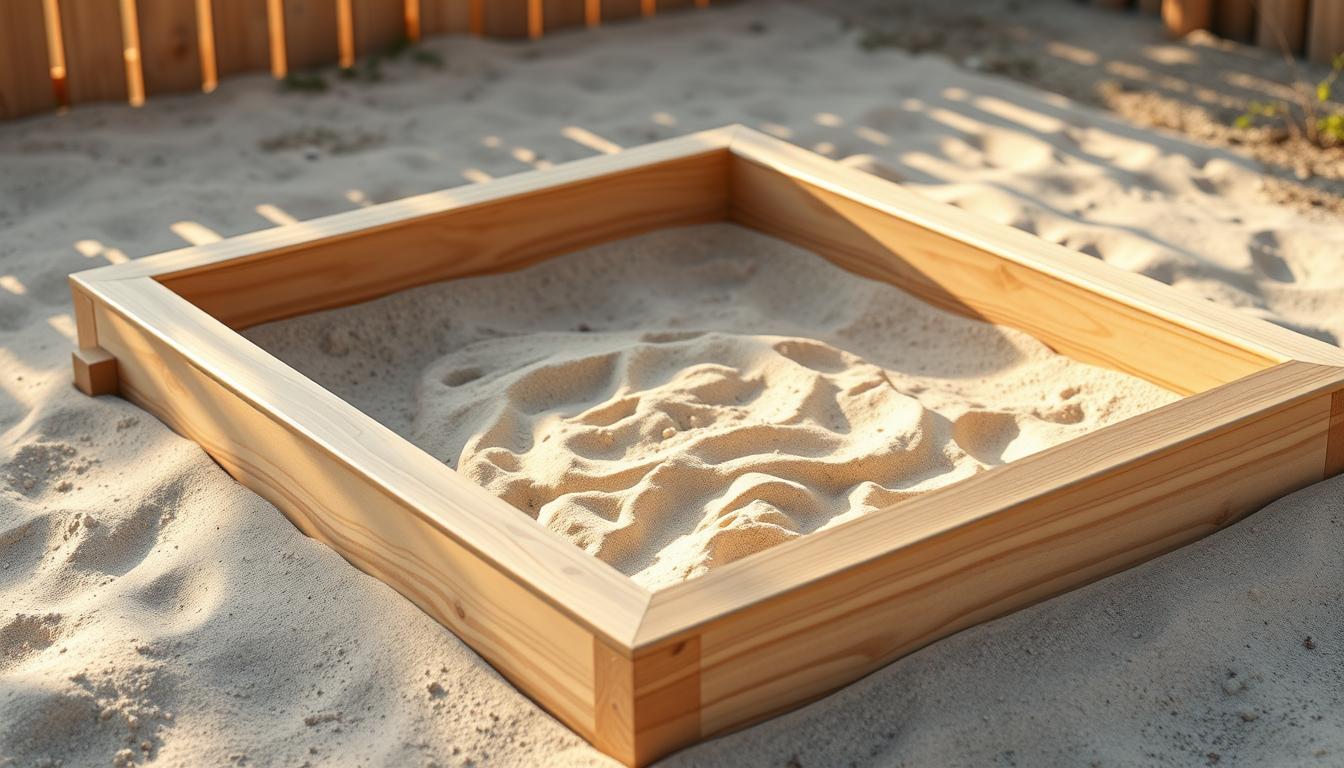 Sandkasten Sicherheit für Kinder