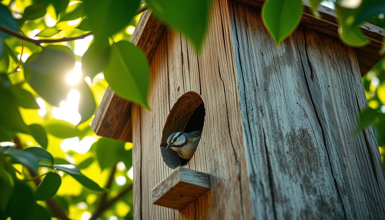 Vogelhaus Pflege und Reinigung