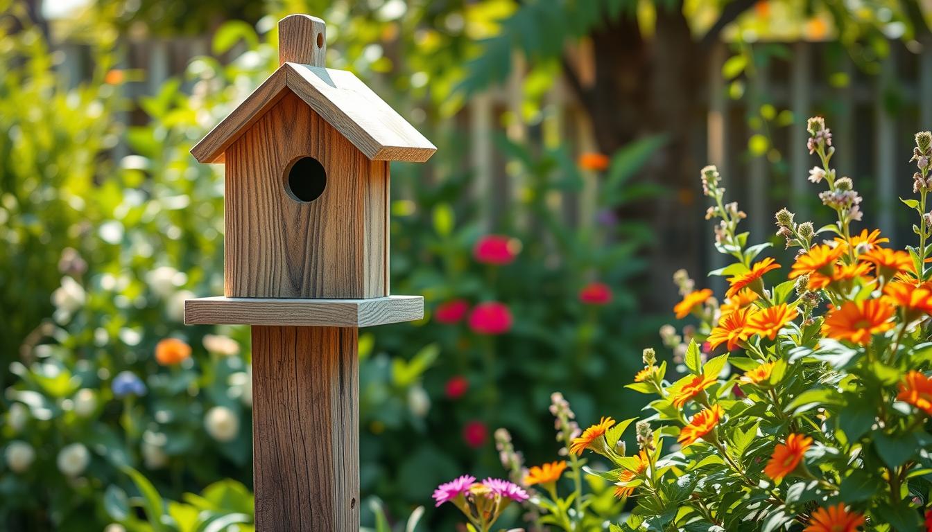 Vogelhaus Standort im Garten